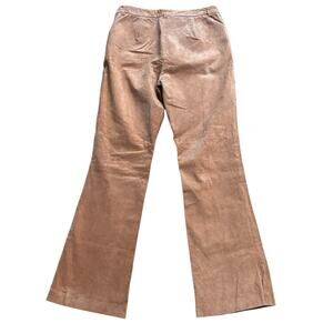 Vintage Lauren Ralph Lauren Camel Tan Boot Cut Suede Pants Women's Size 8*